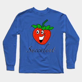 Succulent strawberry Long Sleeve T-Shirt